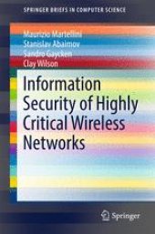 book Information Security of Highly Critical Wireless Networks