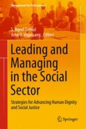 book Leading and Managing in the Social Sector: Strategies for Advancing Human Dignity and Social Justice