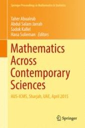 book Mathematics Across Contemporary Sciences: AUS-ICMS, Sharjah, UAE, April 2015