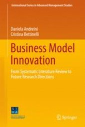 book Business Model Innovation: From Systematic Literature Review to Future Research Directions