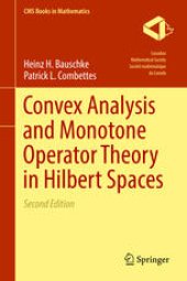 book Convex Analysis and Monotone Operator Theory in Hilbert Spaces