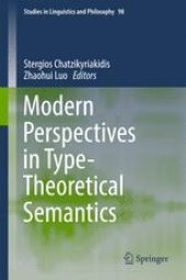 book Modern Perspectives in Type-Theoretical Semantics