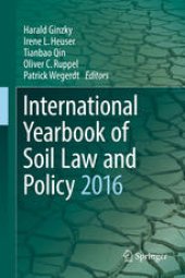 book International Yearbook of Soil Law and Policy 2016