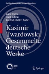 book Kasimir Twardowski: Gesammelte deutsche Werke