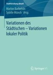 book Variationen des Städtischen – Variationen lokaler Politik