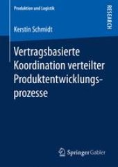 book Vertragsbasierte Koordination verteilter Produktentwicklungsprozesse