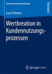 book Wertkreation in Kundennutzungsprozessen