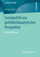 book Sozialpolitik aus politikfeldanalytischer Perspektive: Eine Einführung