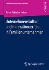 book Unternehmenskultur und Innovationserfolg in Familienunternehmen