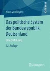 book Das politische System der Bundesrepublik Deutschland: Eine Einführung