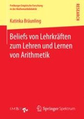 book Beliefs von Lehrkräften zum Lehren und Lernen von Arithmetik