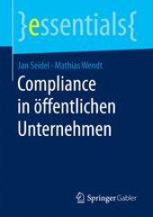 book Compliance in öffentlichen Unternehmen