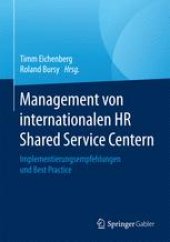 book Management von internationalen HR Shared Service Centern: Implementierungsempfehlungen und Best Practice