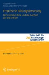 book Empirische Bildungsforschung: Der kritische Blick und die Antwort auf die Kritiker