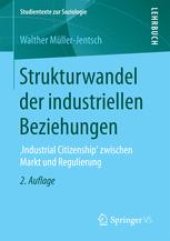 book Strukturwandel der industriellen Beziehungen: ,Industrial Citizenship' zwischen Markt und Regulierung