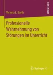 book Professionelle Wahrnehmung von Störungen im Unterricht