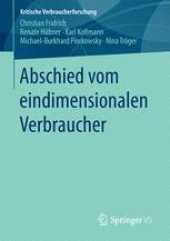 book Abschied vom eindimensionalen Verbraucher