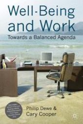 book Well-Being and Work: Towards a Balanced Agenda