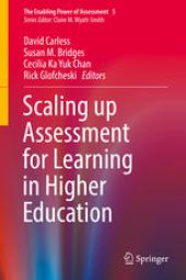 book Scaling up Assessment for Learning in Higher Education