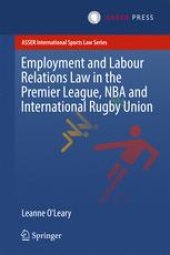 book Employment and Labour Relations Law in the Premier League, NBA and International Rugby Union