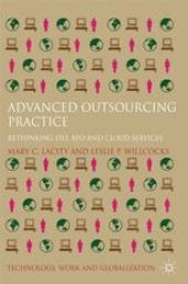 book Advanced Outsourcing Practice: Rethinking ITO, BPO and Cloud Services