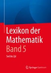 book Lexikon der Mathematik: Band 5: Sed bis Zyl