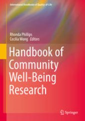 book Handbook of Community Well-Being Research