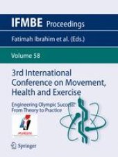 book 3rd International Conference on Movement, Health and Exercise: Engineering Olympic Success: From Theory to Practice