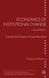 book Economics of Institutional Change: Central and Eastern Europe Revisited