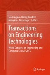 book Transactions on Engineering Technologies: World Congress on Engineering and Computer Science 2015