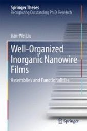 book Well-Organized Inorganic Nanowire Films: Assemblies and Functionalities