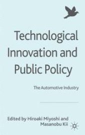 book Technological Innovation and Public Policy: The Automotive Industry