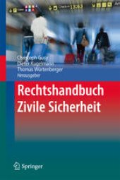 book Rechtshandbuch Zivile Sicherheit