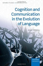 book Cognition and communication in the evolution of language