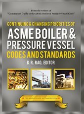 book Continuing and changing priorities of the ASME boiler & pressure vessel codes and standards