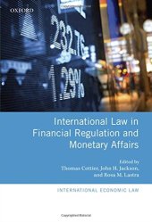 book International Law in Financial Regulation and Monetary Affairs