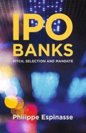 book IPO Banks: Pitch, Selection and Mandate