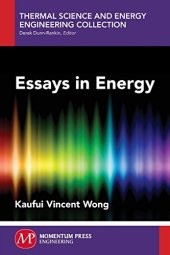 book Essays in energy