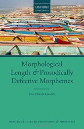 book Morphological length and prosodically defective morphemes