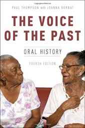 book VOICE OF THE PAST : oral history