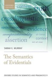 book Semantics of evidentials