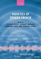 book Varieties of spoken french