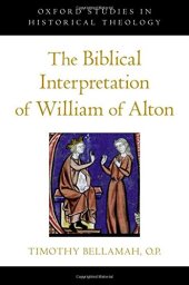 book The biblical interpretation of William of Alton