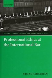 book Professional ethics at the international bar