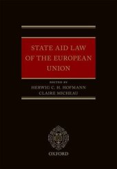 book State aid law of the European Union