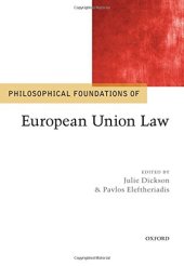 book Philosophical foundations of EU law