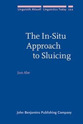 book The In-Situ Approach to Sluicing