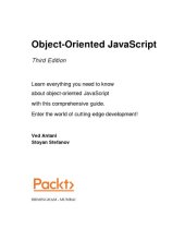 book Object-oriented JavaScript