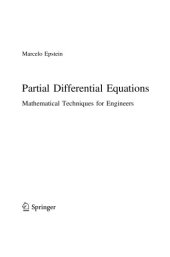 book Partial Differential Equations. Mathematical Techniques for Engineers