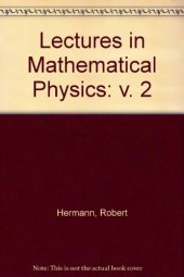 book Lectures in Mathematical Physics